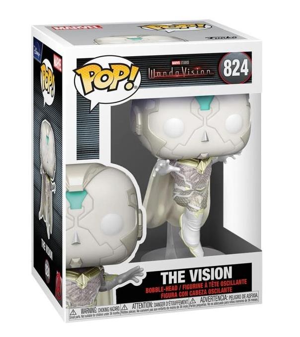 Funko Pop! Wandavision The Vision Vinyl Figure #824.  Available at Blue Culture Tees!