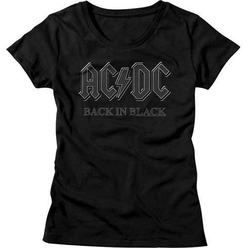 Junior's ACDC Back In Black T-Shirt