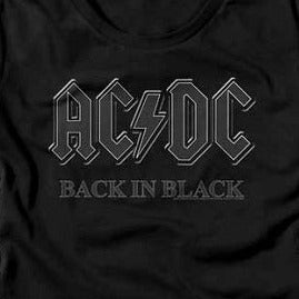 Junior's ACDC Back In Black T-Shirt