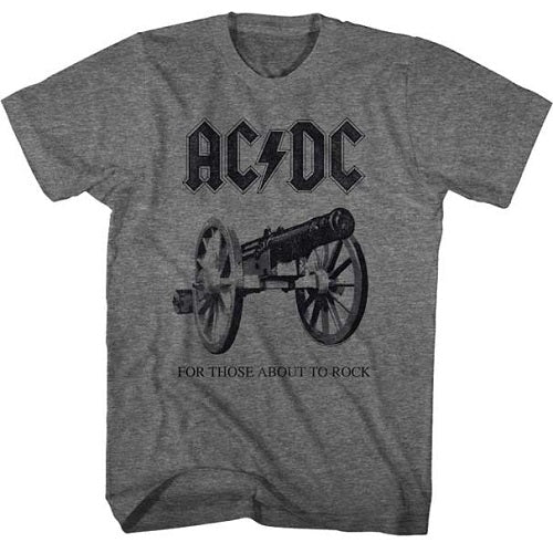 MEN'S ACDC ABOUT TO ROCK AGAIN LIGHTWEIGHT TEE - Blue Culture Tees