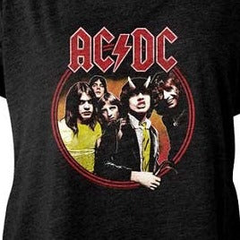 Junior's ACDC Highway To Hell Circle Dolman T-Shirt