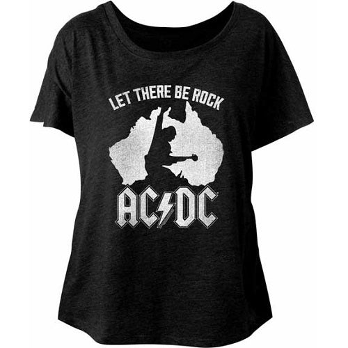 Ladies ACDC Australia Dolman T-Shirt