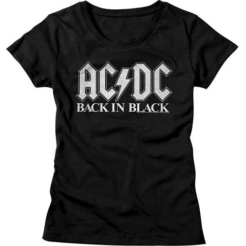 Junior's ACDC Back In Black 2 T-Shirt