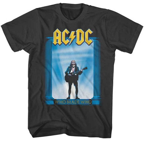 MEN'S ACDC WHO MADE WHO ALBUM LIGHTWEIGHT TEE - Blue Culture Tees