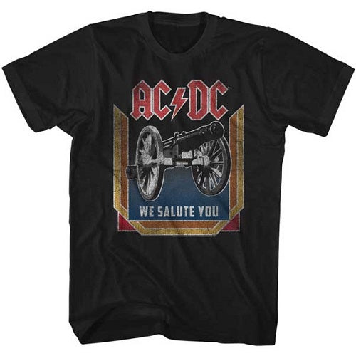 MEN'S ACDC WE SALUTE YOU LIGHTWEIGHT TEE - Blue Culture Tees