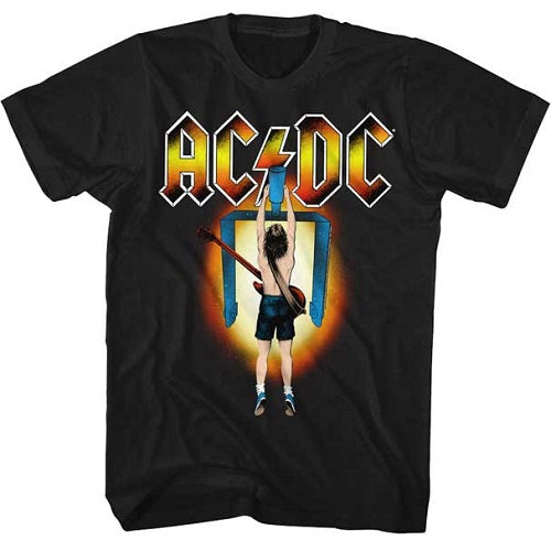 MEN'S ACDC FLICK OF THE SWITCH LIGHTWEIGHT TEE - Blue Culture Tees