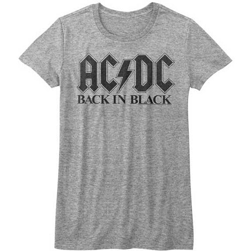 Junior's ACDC Back in Black T-Shirt