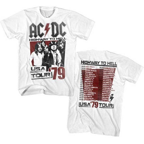 MEN'S ACDC HTH TOUR '79 LIGHTWEIGHT TEE - Blue Culture Tees