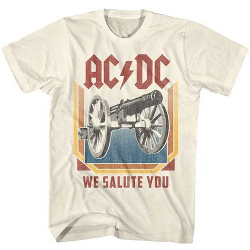 MEN'S ACDC SALUTE LIGHTWEIGHT TEE - Blue Culture Tees