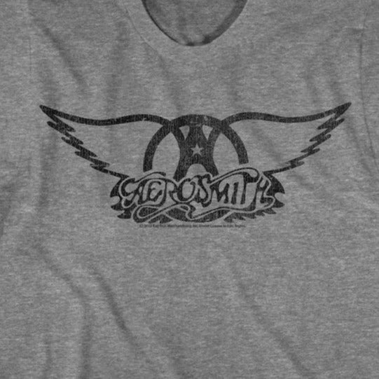 Aerosmith Black Logo T-Shirt