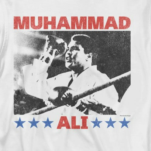 Muhammad Ali Raising Fists Long Sleeve T-Shirt