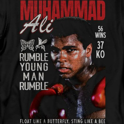 Muhammad Ali Sweat Photograph Long Sleeve T-Shirt