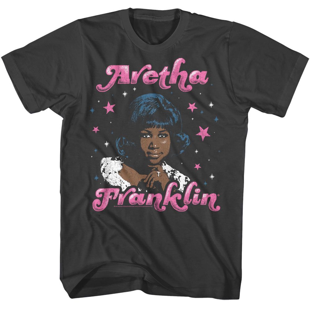 Aretha Franklin Stars T-Shirt