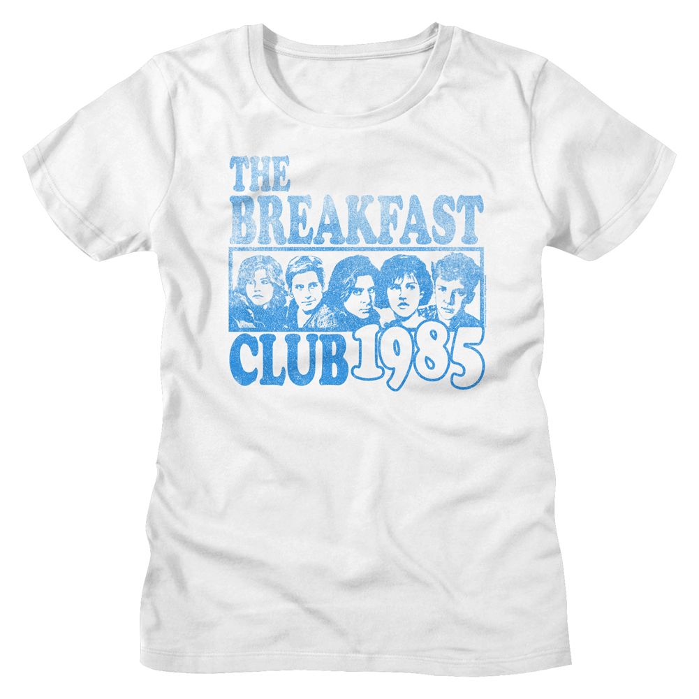 Junior's Breakfast Club Blue Ink Box T-Shirt