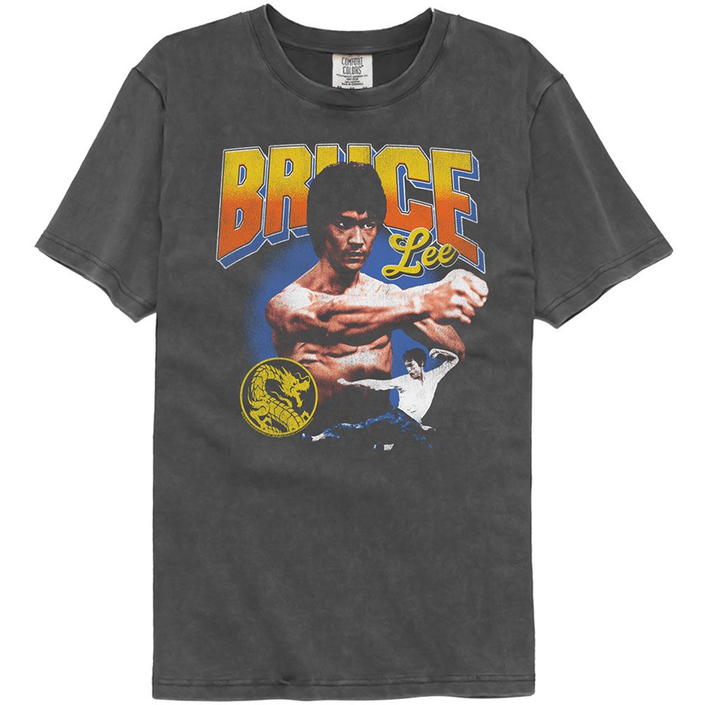 Bruce Lee Gradient Text T-Shirt