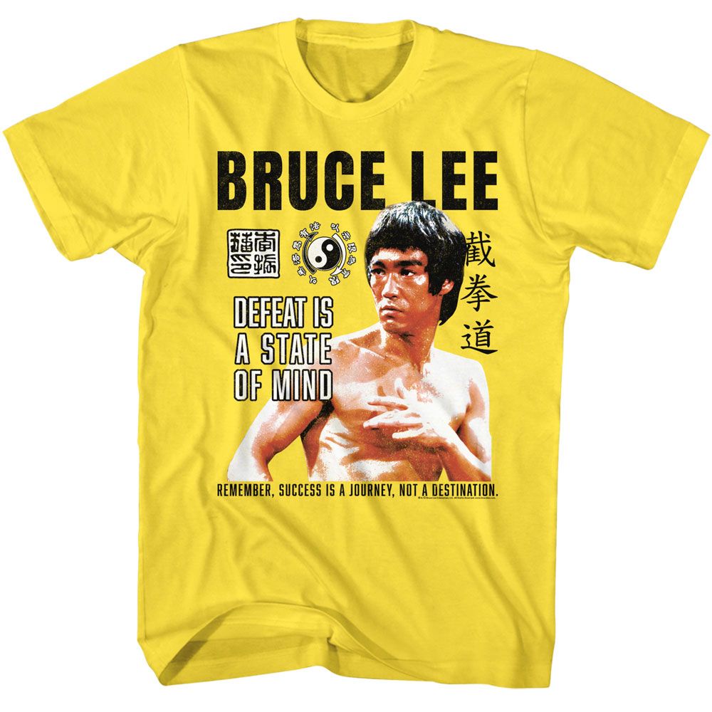 Bruce Lee Defeat State Of Mind T-Shirt