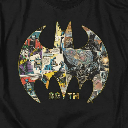 Batman 80th Shield T-Shirt