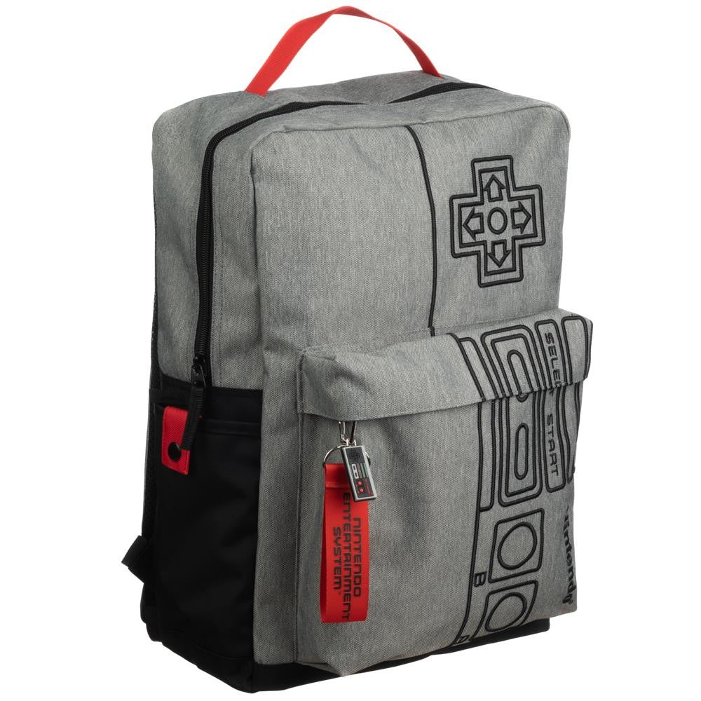 Nintendo Controller Square Pocket With Webbing Puller Backpack