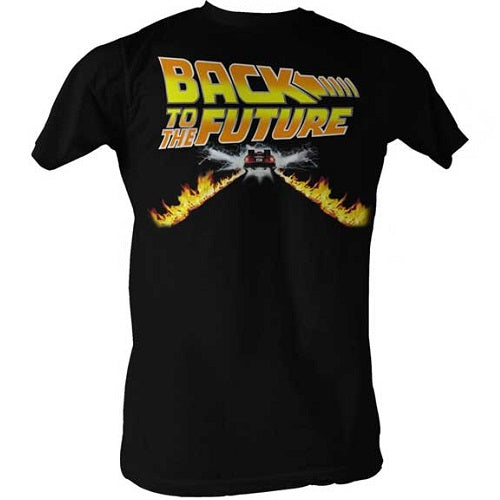 MEN'S BACK TO THE FUTURE BTF CAR LIGHTWEIGHT TEE - Blue Culture Tees