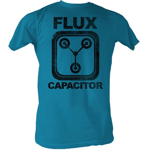 MEN'S BACK TO THE FUTURE FLUX LIGHTWEIGHT TEE - Blue Culture Tees