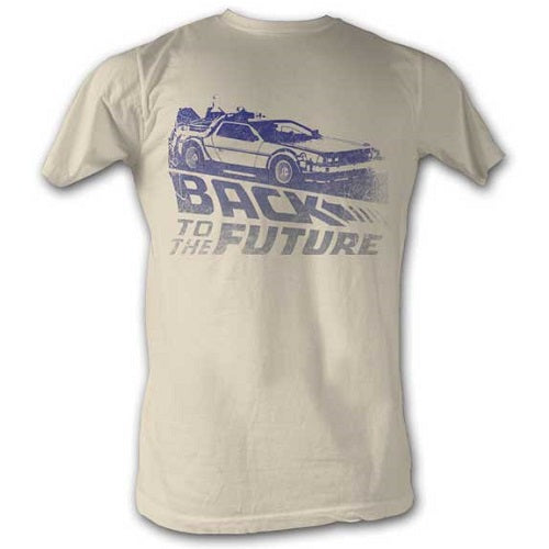 MEN'S BACK TO THE FUTURE FUTURE FADE LIGHTWEIGHT TEE - Blue Culture Tees