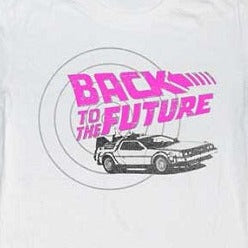 Junior's Back To The Future Checkers T-Shirt