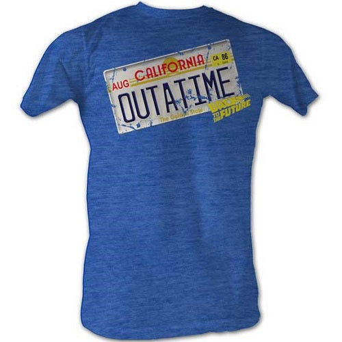 MEN'S BACK TO THE FUTURE OUTA IT LIGHTWEIGHT TEE - Blue Culture Tees