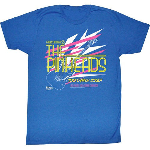 MEN'S BACK TO THE FUTURE PINHEAD LIGHTWEIGHT TEE - Blue Culture Tees