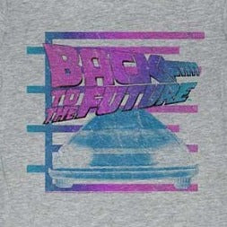 Junior's Back To The Future Barred Future T-Shirt