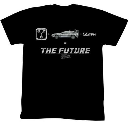 MEN'S BACK TO THE FUTURE THE FUTURE LIGHTWEIGHT TEE - Blue Culture Tees