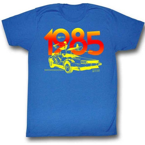 MEN'S BACK TO THE FUTURE WAY BA LIGHTWEIGHT TEE - Blue Culture Tees