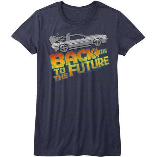 Junior's Back To The Future 8Bit To The Future T-Shirt