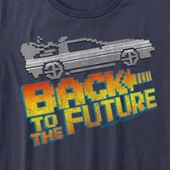 Junior's Back To The Future 8Bit To The Future T-Shirt