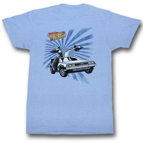 MEN'S BACK TO THE FUTURE COMICAL LIGHTWEIGHT TEE - Blue Culture Tees