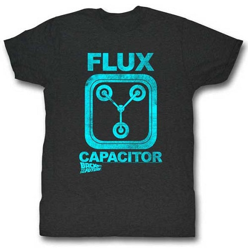 MEN'S BACK TO THE FUTURE FLUX LIGHTWEIGHT TEE - Blue Culture Tees