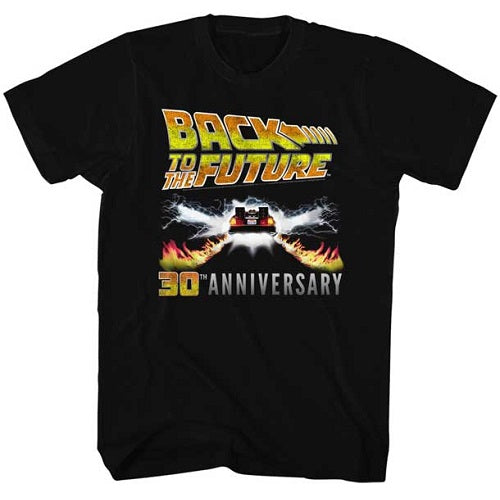 MEN'S BACK TO THE FUTURE 30TH ANNIVERSARY LIGHTWEIGHT TEE - Blue Culture Tees