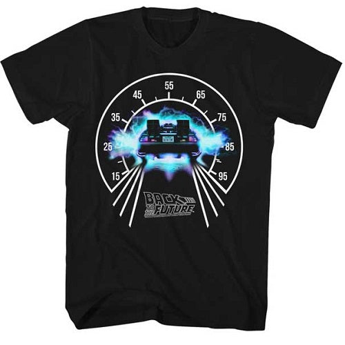 MEN'S BACK TO THE FUTURE SPEEDOMETER LIGHTWEIGHT TEE - Blue Culture Tees