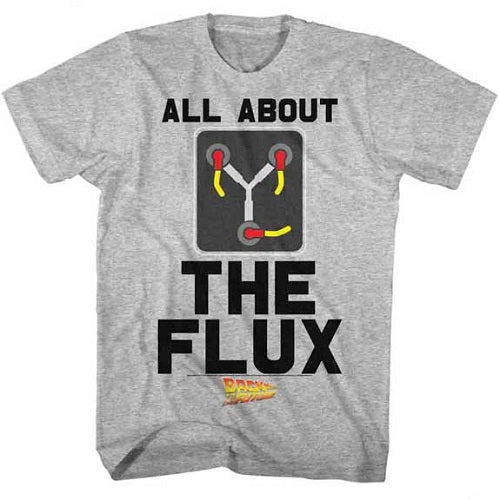 MEN'S BACK TO THE FUTURE ALL ABOUT FLUX LIGHTWEIGHT TEE - Blue Culture Tees
