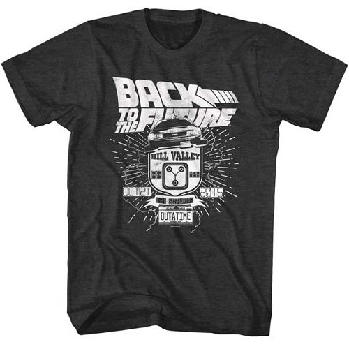 MEN'S BACK TO THE FUTURE VINTAGE DELOREAN LIGHTWEIGHT TEE - Blue Culture Tees
