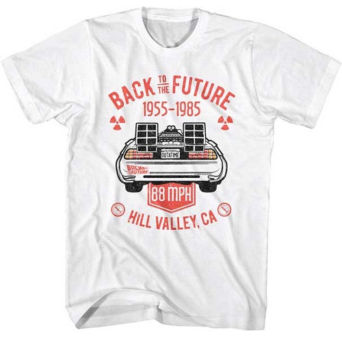 MEN'S BACK TO THE FUTURE VINTAGE DMC BACK LIGHTWEIGHT TEE - Blue Culture Tees