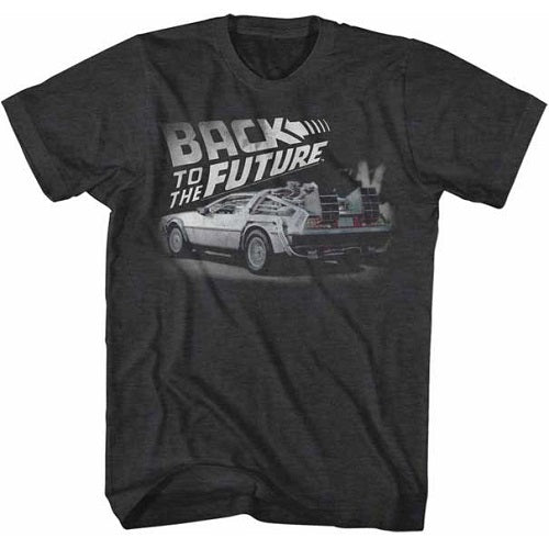 MEN'S BACK TO THE FUTURE FADED BTTF LIGHTWEIGHT TEE - Blue Culture Tees