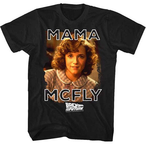 MEN'S BACK TO THE FUTURE MAMA MCFLY LIGHTWEIGHT TEE - Blue Culture Tees