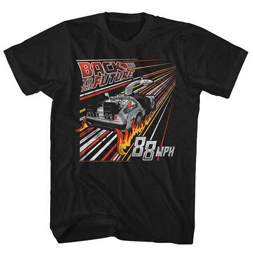 MEN'S BACK TO THE FUTURE STREAK TO THE FUTURE TEE - Blue Culture Tees