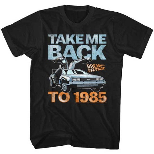 MEN'S BACK TO THE FUTURE TAKE ME BACK TO 1985 TEE - Blue Culture Tees