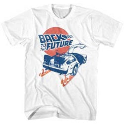 MEN'S BACK TO THE FUTURE BTTF TEE - Blue Culture Tees