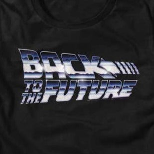 Junior's Back To The Future Chrome To The Future T-Shirt