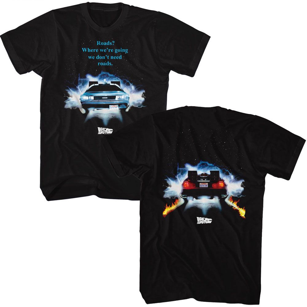 Back To The Future BTTF Driving Through T-Shirt