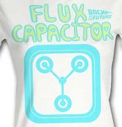 Junior's Back To The Future Fun Flux T-Shirt
