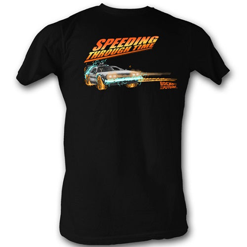 MEN'S BACK TO THE FUTURE DRIFTING THRU TIME 1 LIGHTWEIGHT TEE - Blue Culture Tees