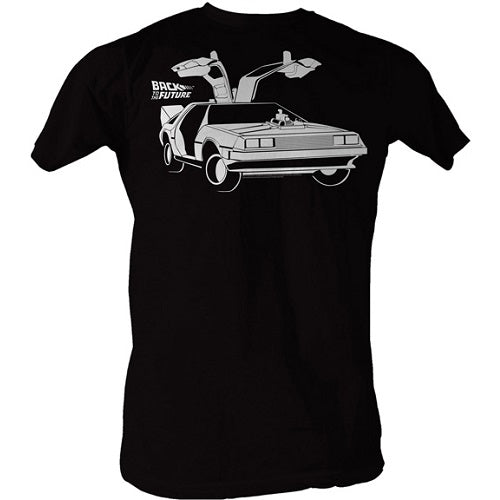 MEN'S BACK TO THE FUTURE CAR LIGHTWEIGHT TEE - Blue Culture Tees
